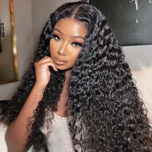 Glueless Deep Wave Human Hair Lace Front Wigs 150% Density | Idefinewig