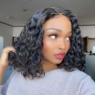 180% Density Celebrity Style Curly GLUELESS  13x6 Lace Frontal Wig