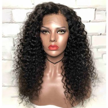 Curly 13x4 Lace Frontal Wigs 150% Density 100% Human Hair