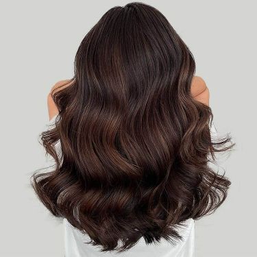 Chocolate Brown Ombre Body Wave Glueless 13X4 Lace Front Wig Human Hair