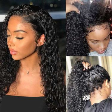 360 Lace Front Wigs Deep Wave Wig with Baby Hair Human Hair