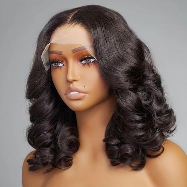 Short Body Wave 5x5 Closure Undetectable Lace Wig Bob Wigs