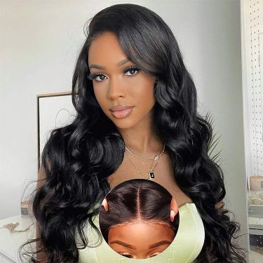 Wear And Go Wigs Pre Plucked Body Wave 5x5 Pre Cut Lace Wigs