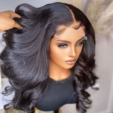 5X5 HD Undetectable Lace Closure Wig Body Wave Human Hair Wigs 