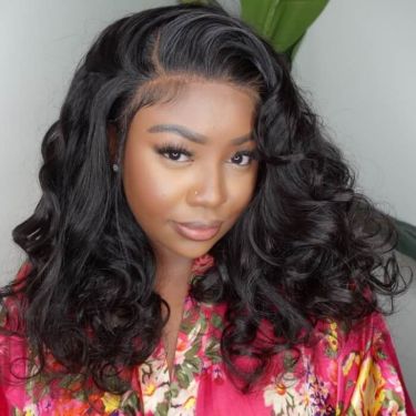 Glueless Body Wave 13X4 Lace Front Wig with Baby Hair Human Hair