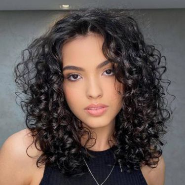 Glueless Natural Color Curls 13x4 Lace Front Wig 100% Human Hair