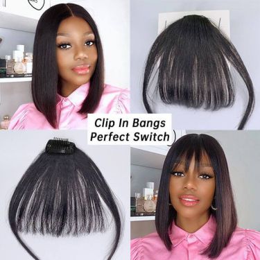 Clip In Bangs | Switch Up Your Look Within Seconds