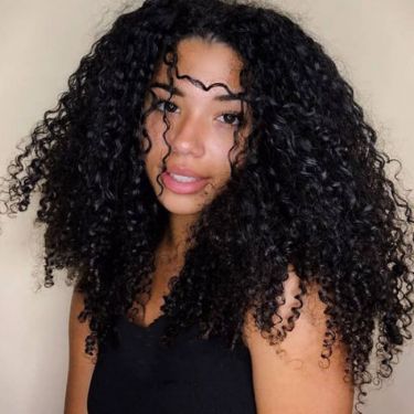 Bouncy Deep Curls 13x4 Lace Front Wig #1 Human Hair 180% Density