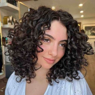 Glueless Loose Deep Curly Human Hair Brown Highlight Lace Front Wig