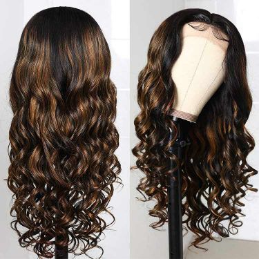 Body Wave Human Hair Lace Front Wig with Baby Hair