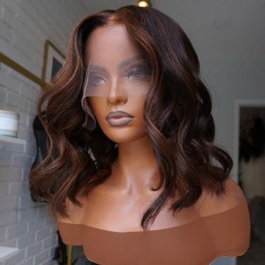 Highlights Body Wave Wigs Human Hair Lace Front Wig