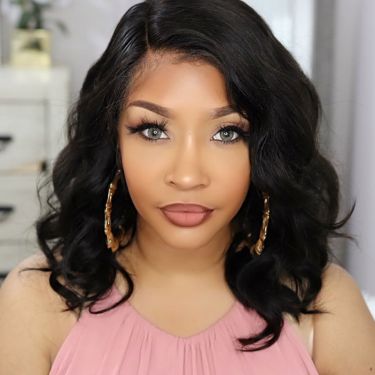 Bob Hair 13*4 Lace Front Wig 150% Density Celebrity Style 