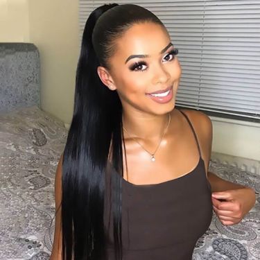 Silky Straight 360 Lace Wigs 100% Human Hair