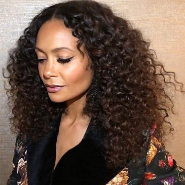 Brown Ombre Deep Curly 13X4 Lace Front Wig Human Hair 180% Density