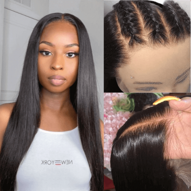 Undetectable Invisible Lace Straight 13x4 Frontal Lace Wig | Real HD Lace 