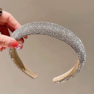 Fashionable Hairband With Rhinestone Decor For Women's Hair Accessories
