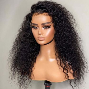 HD Invisible Lace Water Wave 13x4 Frontal Lace Wig