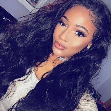 Wet and Wavy Natural Color 13x4 Lace Front Wig 100% Human Hair