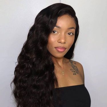 13X6 Lace Front Wig 180% Density Body Wave Pre-plucked Invisible Knots