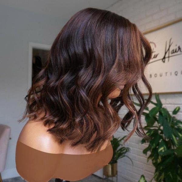 Exploring Honey Brown Highlights: A Trendsetting Choice for Human Hair Wigs