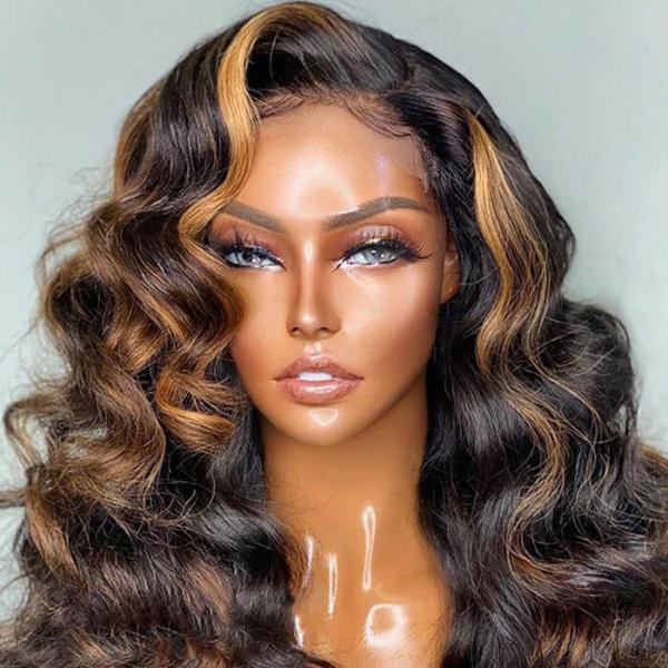 Brown And Blonde Lace Front Wigs