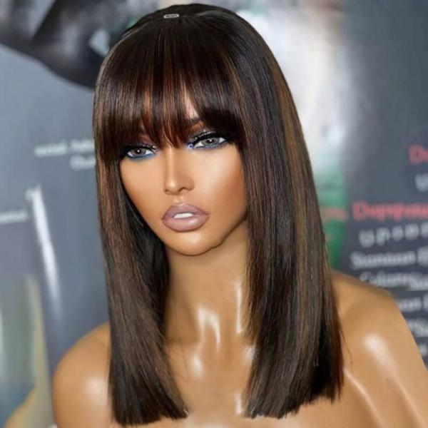Why Is the Long Brown Wig with Bangs a Must-Have?