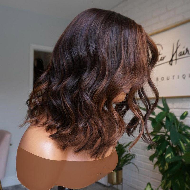 Exploring Honey Brown Highlights: A Trendsetting Choice for Human Hair Wigs