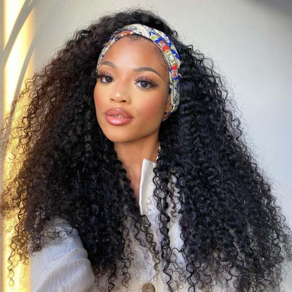 Want stunning curls? Discover the magic of Deep Curly Headband Wigs