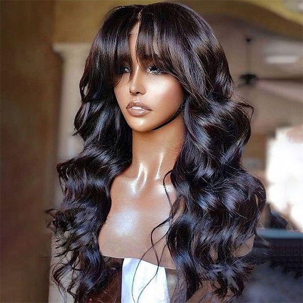 What is a Body Wave Wig With Bangs?