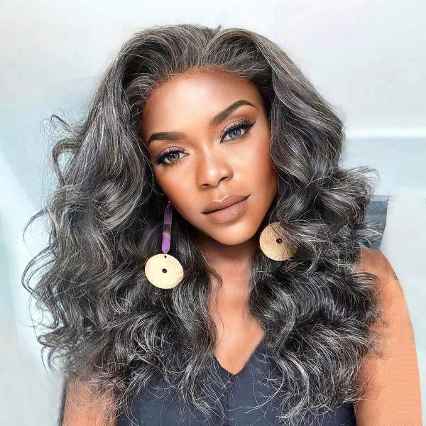Discover the Beauty of Gray Kinky Curly Wigs from IDefineWig